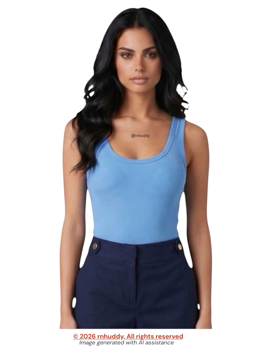 Abercrombie & Fitch M blue ribbed bodysuit